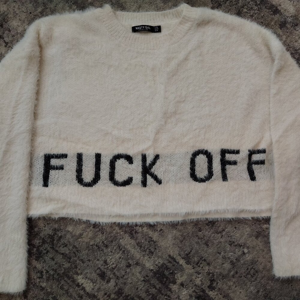 Oversized Crop Top Sweater